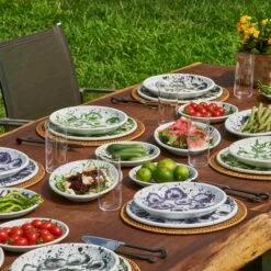 Splatter Madness Enamel Oval Serving Plate, Purple, 31cm -Sous Chef Sales Boutique 0001 Kapka 014