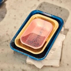 Splatter Fest Enamel Roasting And Serving Dish, Cobalt Blue 9 Splatter Fest Enamel Roasting And Serving Dish, Cobalt Blue -Sous Chef Sales Boutique 0002 Kapka 0397