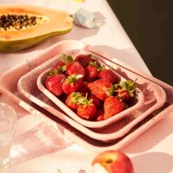 Splatter Fest Enamel Roasting And Serving Dish, Pink -Sous Chef Sales Boutique 0007 Kapka 0205