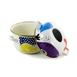 Abstract Enamel Mussel Pot 8 Abstract Enamel Mussel Pot -Sous Chef Sales Boutique 0A2A9294