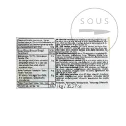 Valrhona Jivara 40% Milk Chocolate Chips -Sous Chef Sales Boutique AA0106 ValrhonaJivara40 MilkChocolateChips 1kg BoP