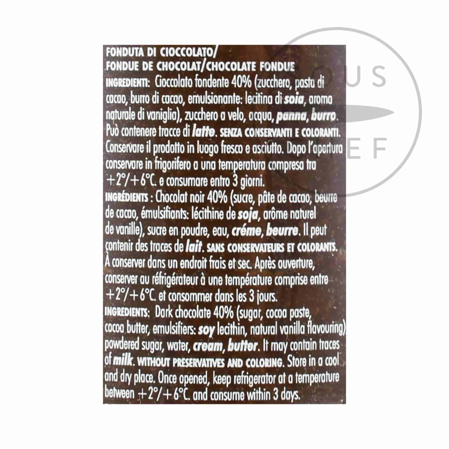 Alpenzu Chocolate Fondue & Burner 260g 3 Alpenzu Chocolate Fondue & Burner 260g - Image 3