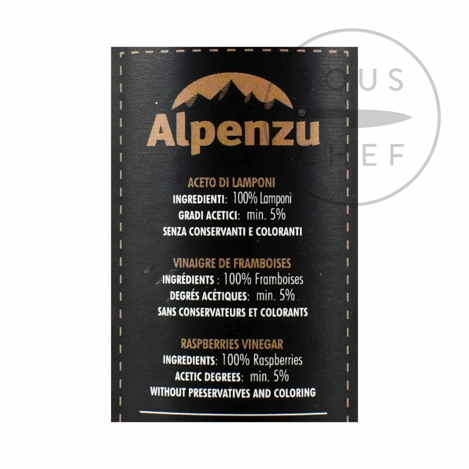 Alpenzu Raspberry Vinegar 250g 2 Alpenzu Raspberry Vinegar 250g - Image 2