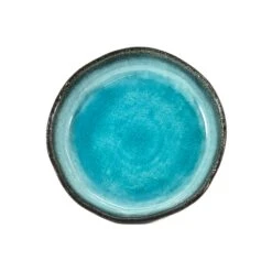 Turquoise Large Round Dish 21.5cm Dia X 4cm High -Sous Chef Sales Boutique BA0055 TurquoiseLargeRoundDish21 3