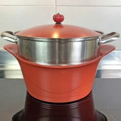 Cookut Stainless Steel Steamer Basket -Sous Chef Sales Boutique CT0006ACookutStainlessSteelSteamerBasket 24cmlifestyle2