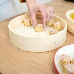 Cookut Bamboo Steamer 6 Cookut Bamboo Steamer -Sous Chef Sales Boutique CT0008ACookutBambooSteamer 24cmlifestyle