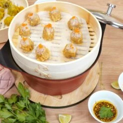 Cookut Bamboo Steamer 7 Cookut Bamboo Steamer -Sous Chef Sales Boutique CT0008BCookutBambooSteamer 28cmLifestyle