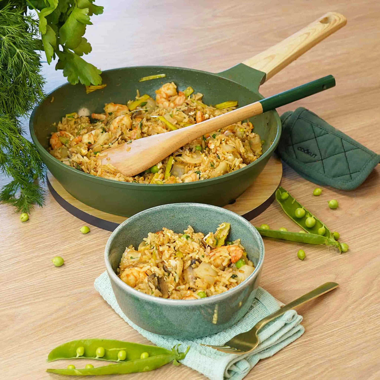 Cookut Pan, Green 2 Cookut Pan, Green - Image 2