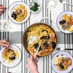 De Buyer Mineral B Paella Pan 32cm -Sous Chef Sales Boutique DB0087 1