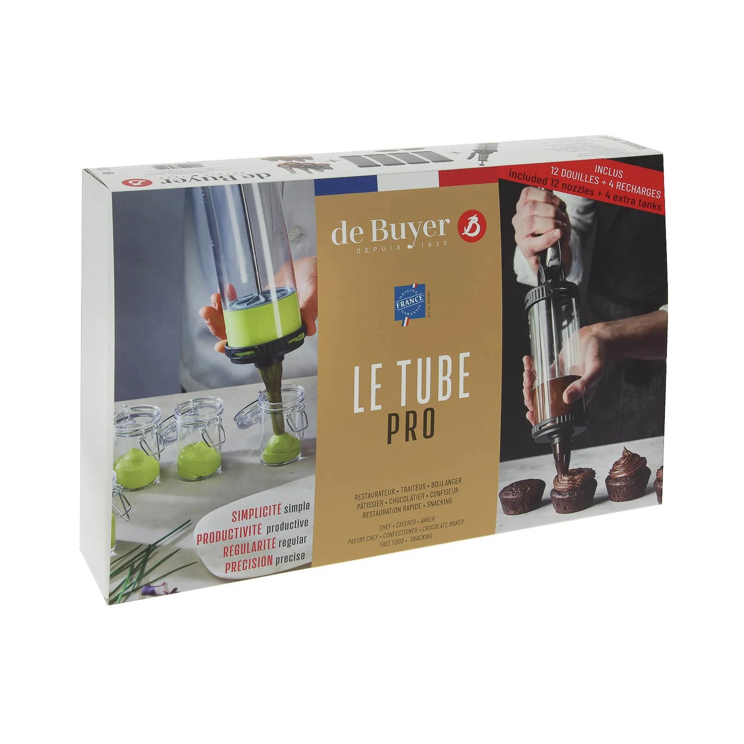 De Buyer 'Le Tube' Pro Pastry Syringe 6 De Buyer 'Le Tube' Pro Pastry Syringe - Image 6