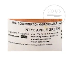 Intense Apple Green Food Colour 50g -Sous Chef Sales Boutique DE0058 IntenseAppleGreenFoodColour 1