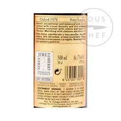 Dios Baco Pedro Ximenez Sherry 500ml -Sous Chef Sales Boutique DL0077 DiosBacoPedroXimenezSherry 1