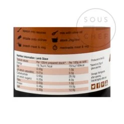 Essential Cuisine Lamb Glace 600g -Sous Chef Sales Boutique EC0014B EssentialCuisineLambGlace 600g 5