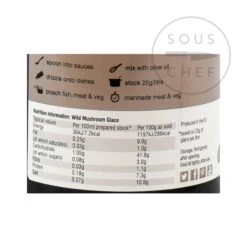 Essential Cuisine Wild Mushroom Glace 600g -Sous Chef Sales Boutique EC0016B EssentialCuisineWildMushroomGlace 1