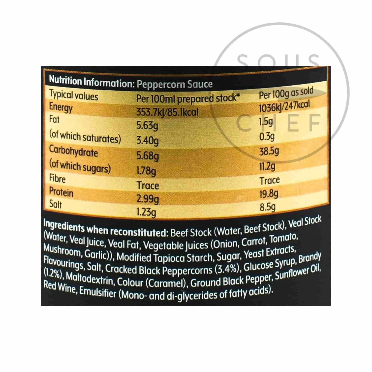 Essential Cuisine Peppercorn Sauce Base 800g 2 Essential Cuisine Peppercorn Sauce Base 800g - Image 2