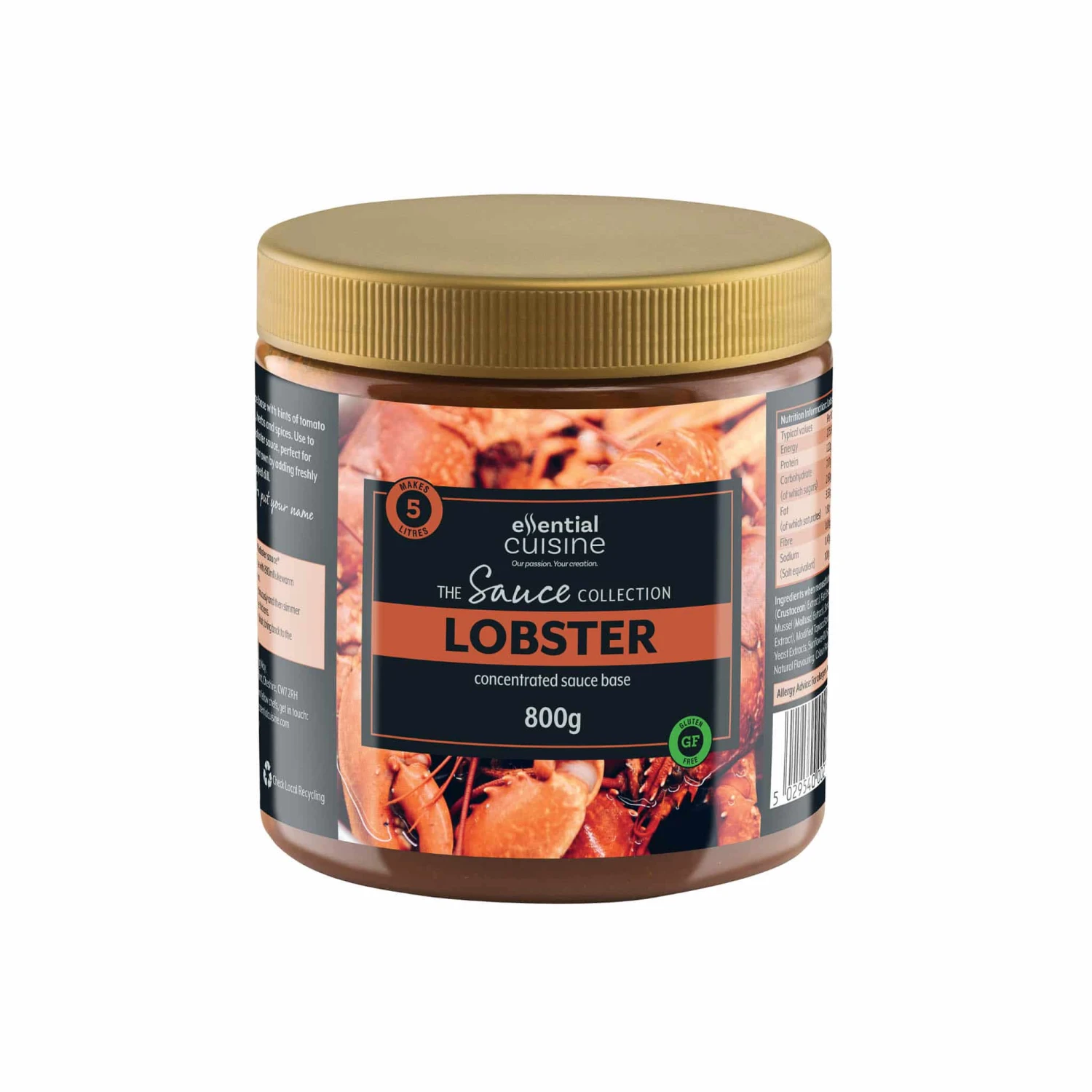Essential Cuisine Savoury Lobster Sauce 800g 1 Essential Cuisine Savoury Lobster Sauce 800g