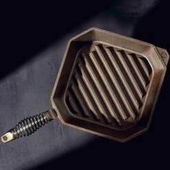 Finex Cast Iron Grill Pan, 25cm (10inch) -Sous Chef Sales Boutique ED0101FinexCastIronGrillPan 25cm 10inch Lifestyle