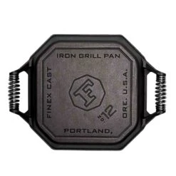 Finex Cast Iron Grill Pan With 2 Handles, 30cm (12inch) 5 Finex Cast Iron Grill Pan With 2 Handles, 30cm (12inch) -Sous Chef Sales Boutique ED0102FinexCastIronGrillPanwith2Handles 30cm 12inch