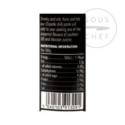 Chipotle Chilli Paste 550g -Sous Chef Sales Boutique EN0039 ChipotleChilliPaste 1