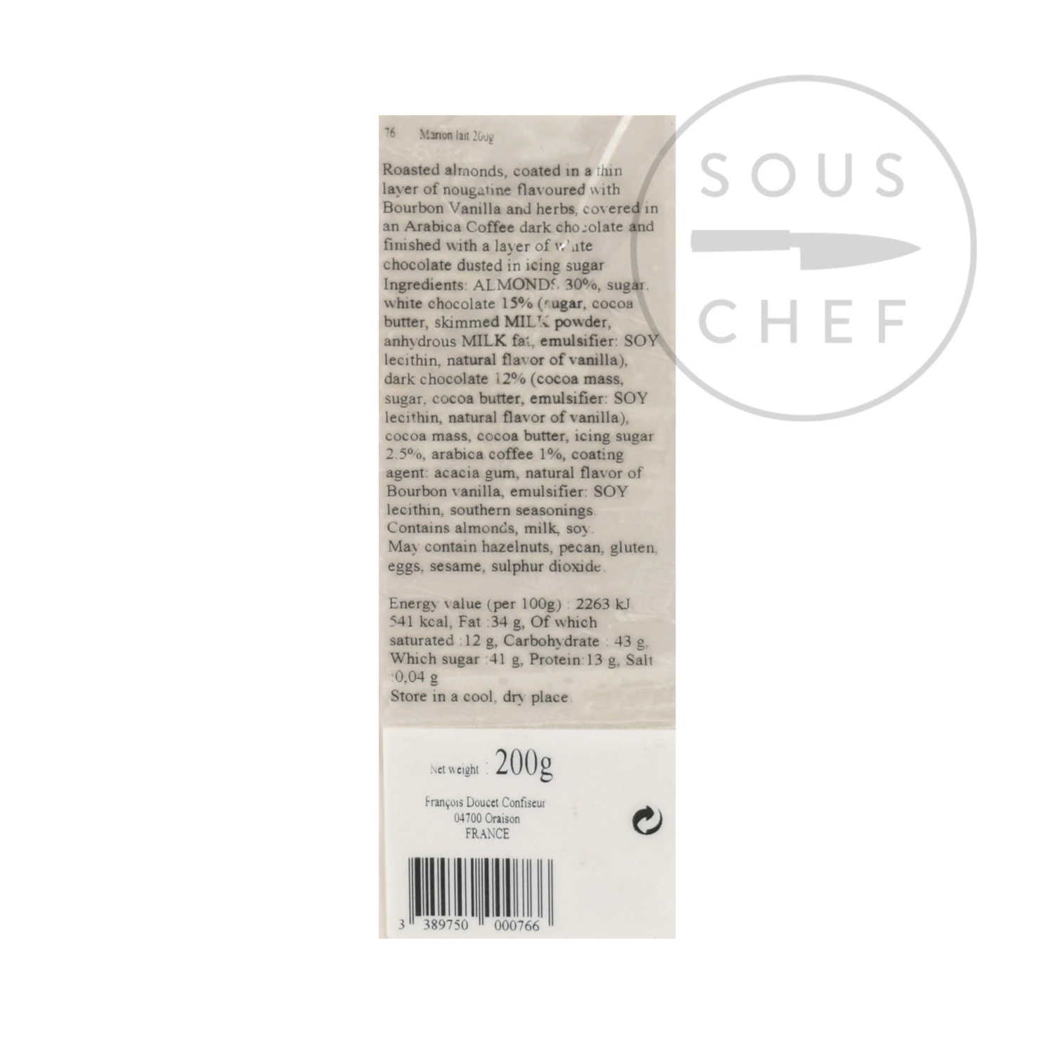 Francois Doucet Chocolate Pralines, 200g 2 Francois Doucet Chocolate Pralines, 200g - Image 2