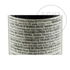 Giuseppe Giusti Infused Balsamic Vinegar Collection - Truffle, Fig & Raspberry -Sous Chef Sales Boutique GI0007 GiuseppeGiustiInfusedBalsamicVinegarCollection Truffle Fig Raspberry nutrition 2