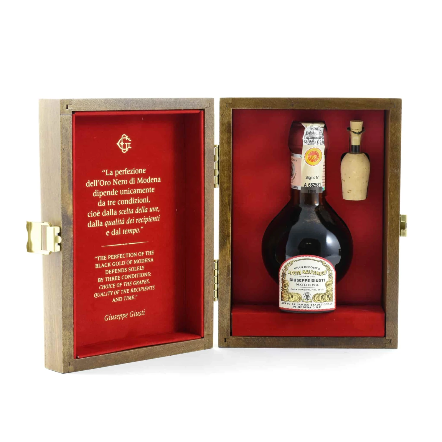 Giuseppe Giusti Balsamic Vinegar Of Modena DOP - Affinato 12 Year Aged 1 Giuseppe Giusti Balsamic Vinegar Of Modena DOP - Affinato 12 Year Aged