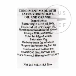 Galantino Puglian Olive Oil With Orange In Terracotta Bottle 250ml -Sous Chef Sales Boutique GT0014 PuglianOliveOilwithOrangeinTerracottaBottle250ml BoP