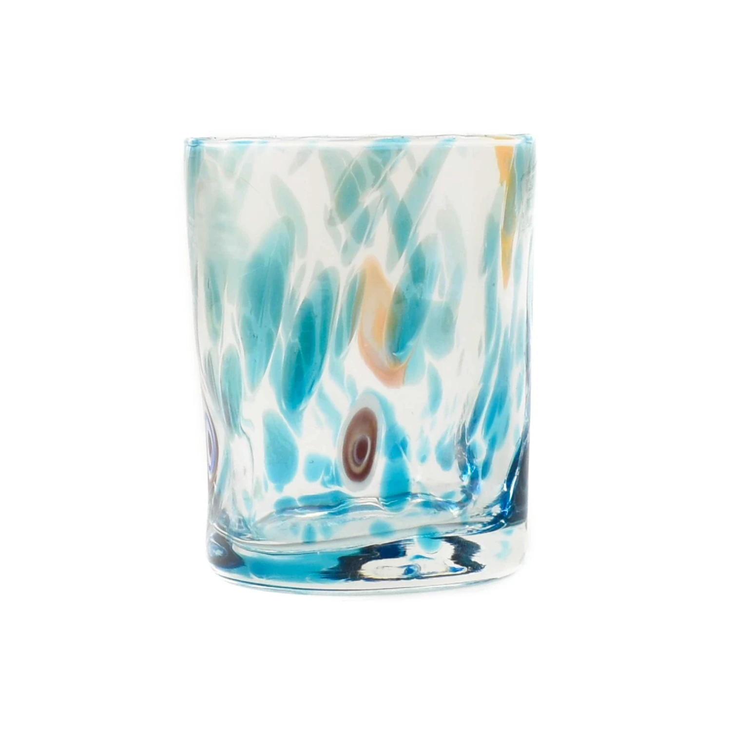 Murano Glass Tumbler, Aquamarine 5 Murano Glass Tumbler, Aquamarine - Image 5