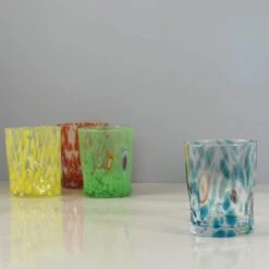 Murano Glass Tumbler, Aquamarine 11 Murano Glass Tumbler, Aquamarine -Sous Chef Sales Boutique IA0002MuranoGlassTumbler Aquamarine2