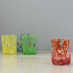 Murano Glass Tumbler, Orange 11 Murano Glass Tumbler, Orange -Sous Chef Sales Boutique IA0004MuranoGlassTumbler Orange2