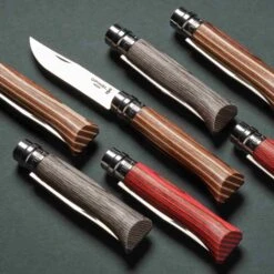 Opinel Brown Birch Sandvik Folding Knife -Sous Chef Sales Boutique IC0077 OpinelBrownBirchSandvikFoldingKnife LS1