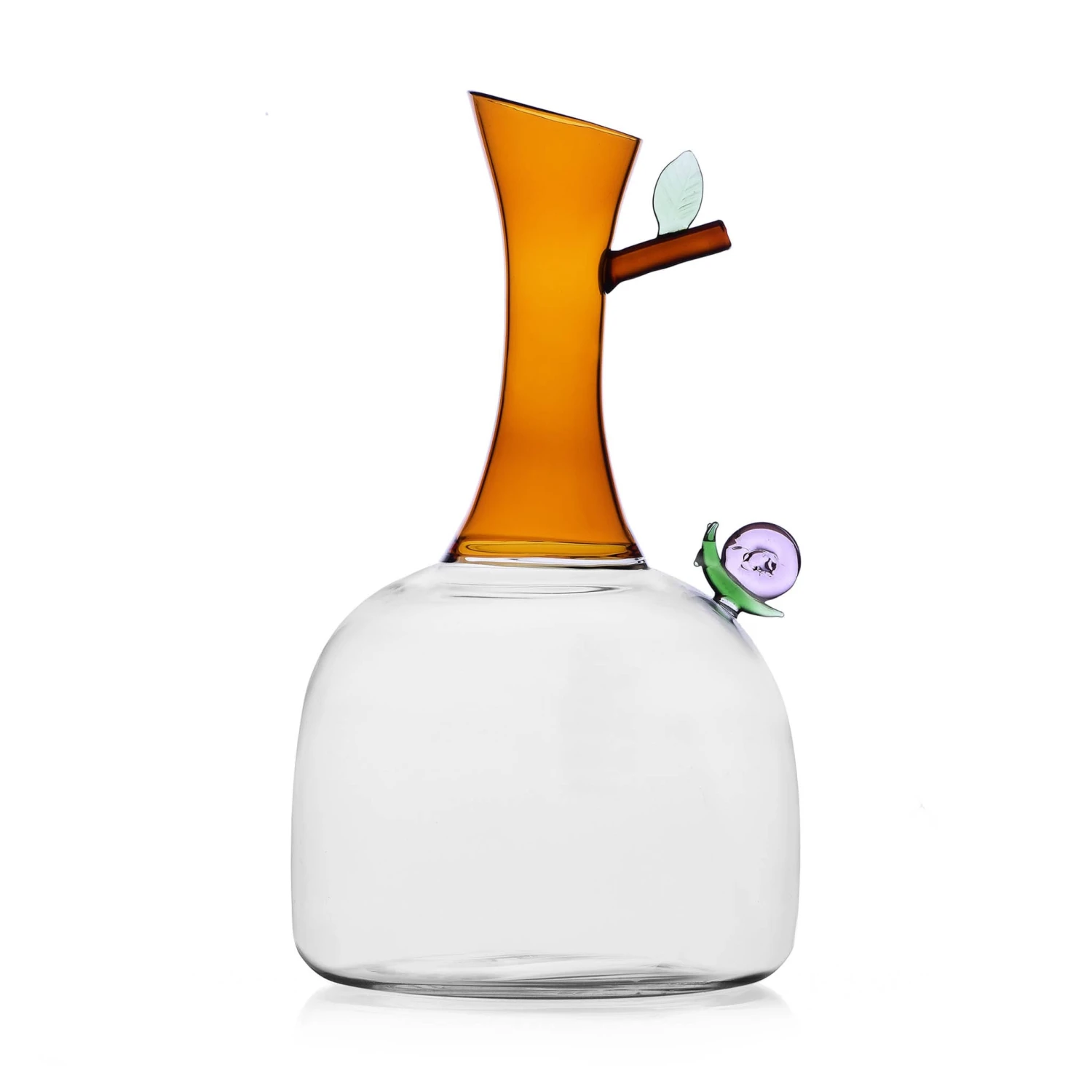 Ichendorf Milano Amber Snail Decanter, 2.2L 1 Ichendorf Milano Amber Snail Decanter, 2.2L