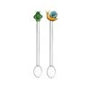 Ichendorf Milano Snail And Frog Set Of 2 Stirring Spoons, 15cm
