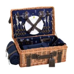 Champs-Elysees Navy Picnic Hamper -Sous Chef Sales Boutique JD0015AChamps ElyseesNavyPicnicHamper 2Person3