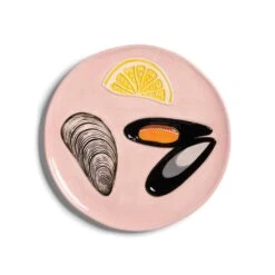 & Klevering Set Of 4 Assorted Seafood Side Plates, 16cm -Sous Chef Sales Boutique KG0013Setof4AssortedSeafoodSidePlates 16cm3