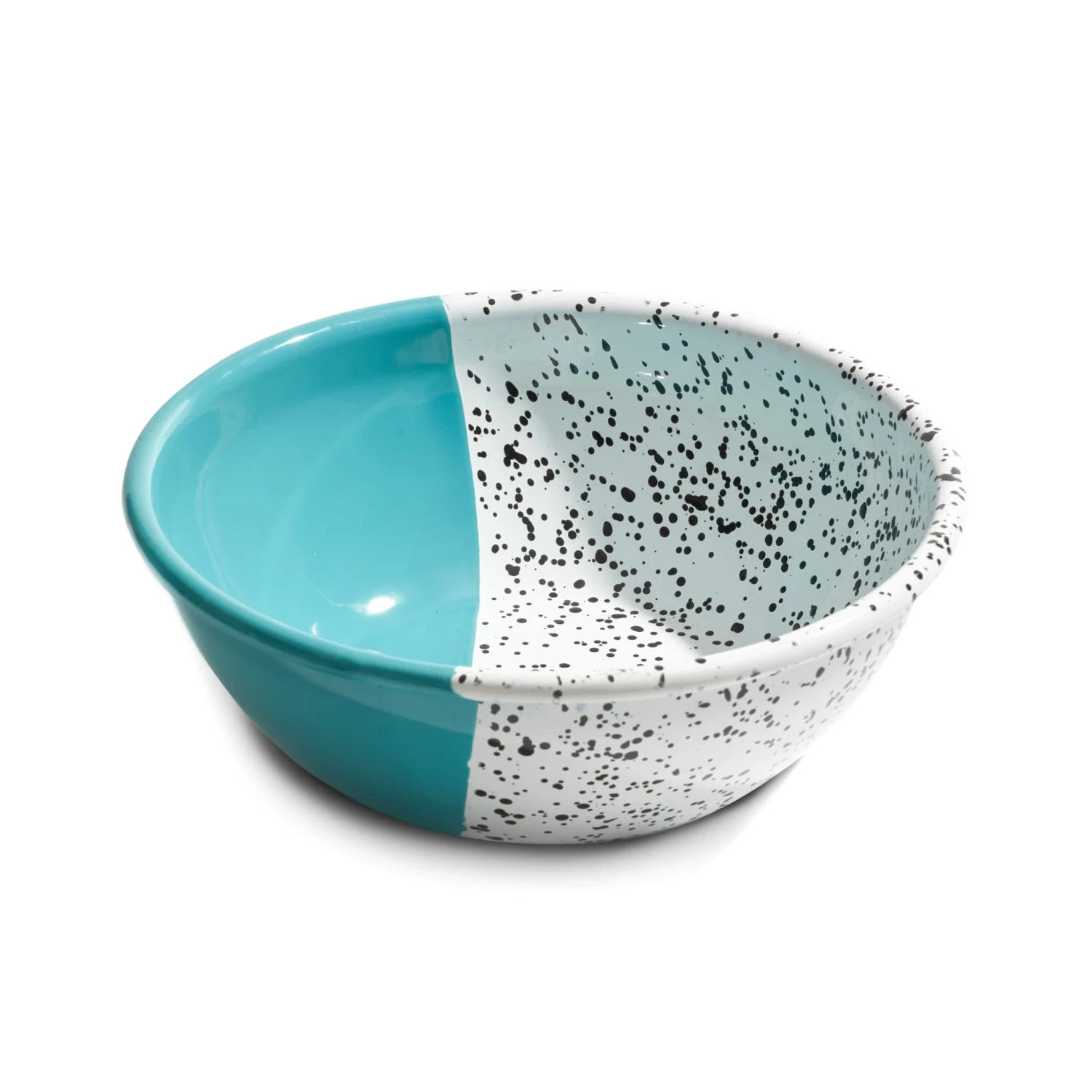 Colour Pop Enamel Salad Bowl, Turquoise 1 Colour Pop Enamel Salad Bowl, Turquoise