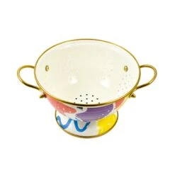 Abstract Enamel Colander, 22cm -Sous Chef Sales Boutique KP0025 Abstract Enamel Colander top