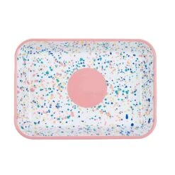 Pink Dot Enamel Roasting & Serving Dish 7 Pink Dot Enamel Roasting & Serving Dish -Sous Chef Sales Boutique KP0083BPinkDotEnamelRoasting ServingDish2