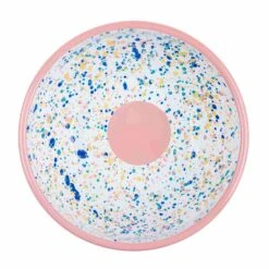 Pink Dot Enamel Salad Bowl -Sous Chef Sales Boutique KP0084BPinkDotEnamelSaladBowl2