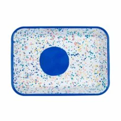 Blue Dot Enamel Roasting & Serving Dish -Sous Chef Sales Boutique KP0087BBlueDotEnamelRoasting ServingDish2