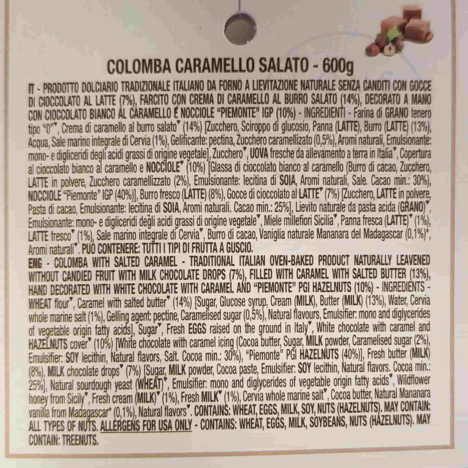 Loison Salted Caramel Colomba, 600g 2 Loison Salted Caramel Colomba, 600g - Image 2