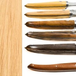 Laguiole En Aubrac Gourmet Knife Block Of 6 Kitchen Knives, Mixed Woods 6 Laguiole En Aubrac Gourmet Knife Block Of 6 Kitchen Knives, Mixed Woods -Sous Chef Sales Boutique LR0024LaguioleenAubracGourmetKnifeBlockof6KitchenKnives MixedWood4