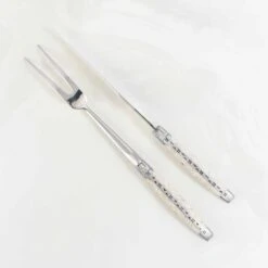 Laguiole En Aubrac Oyster Shell Handle Carving Set -Sous Chef Sales Boutique LR0033L2