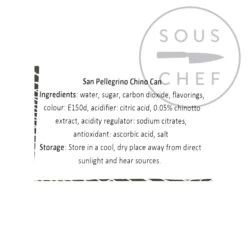 24 X 330ml San Pellegrino Chino Can -Sous Chef Sales Boutique MC0138 SanPellegrinoChinoCan330mlx6 BoP 1