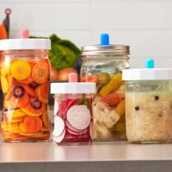 Masontops Complete At Home Wide Mouth Fermentation Kit -Sous Chef Sales Boutique MJ0001MasontopsCompleteAtHomeWideMouthFermentationKitLife2