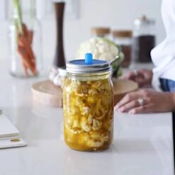 Masontops Wide Mouth Pickle Pipes, Set Of 4 -Sous Chef Sales Boutique MJ0004MasontopsWideMouthPicklePipes Setof4Life2