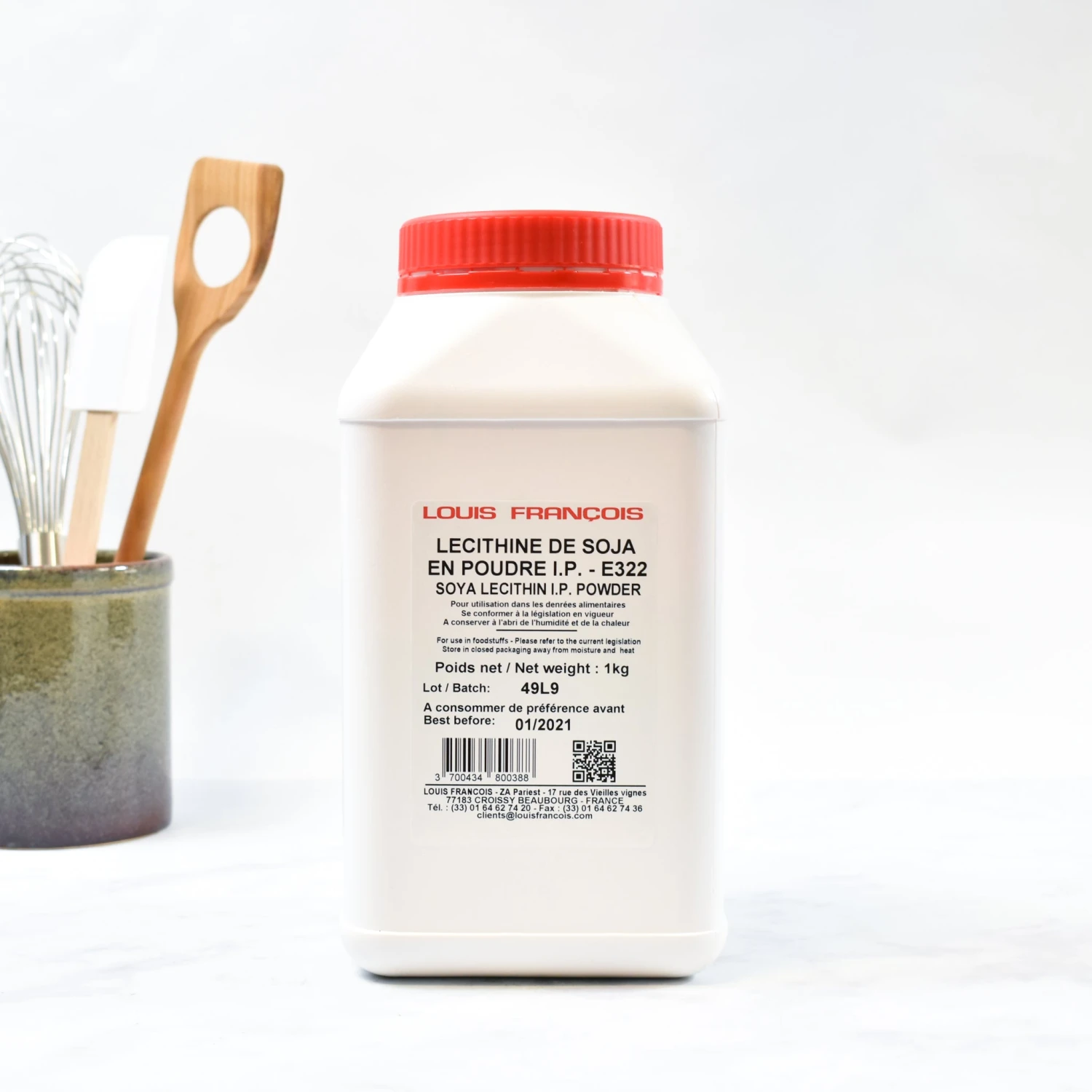 Louis Francois Soy Lecithin Powder, 1kg 2 Louis Francois Soy Lecithin Powder, 1kg - Image 2