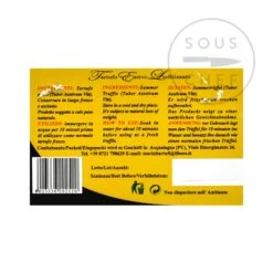 Freeze Dried Summer Truffle 10g -Sous Chef Sales Boutique MT0012 Freeze Dried Summer Truffle nutrition