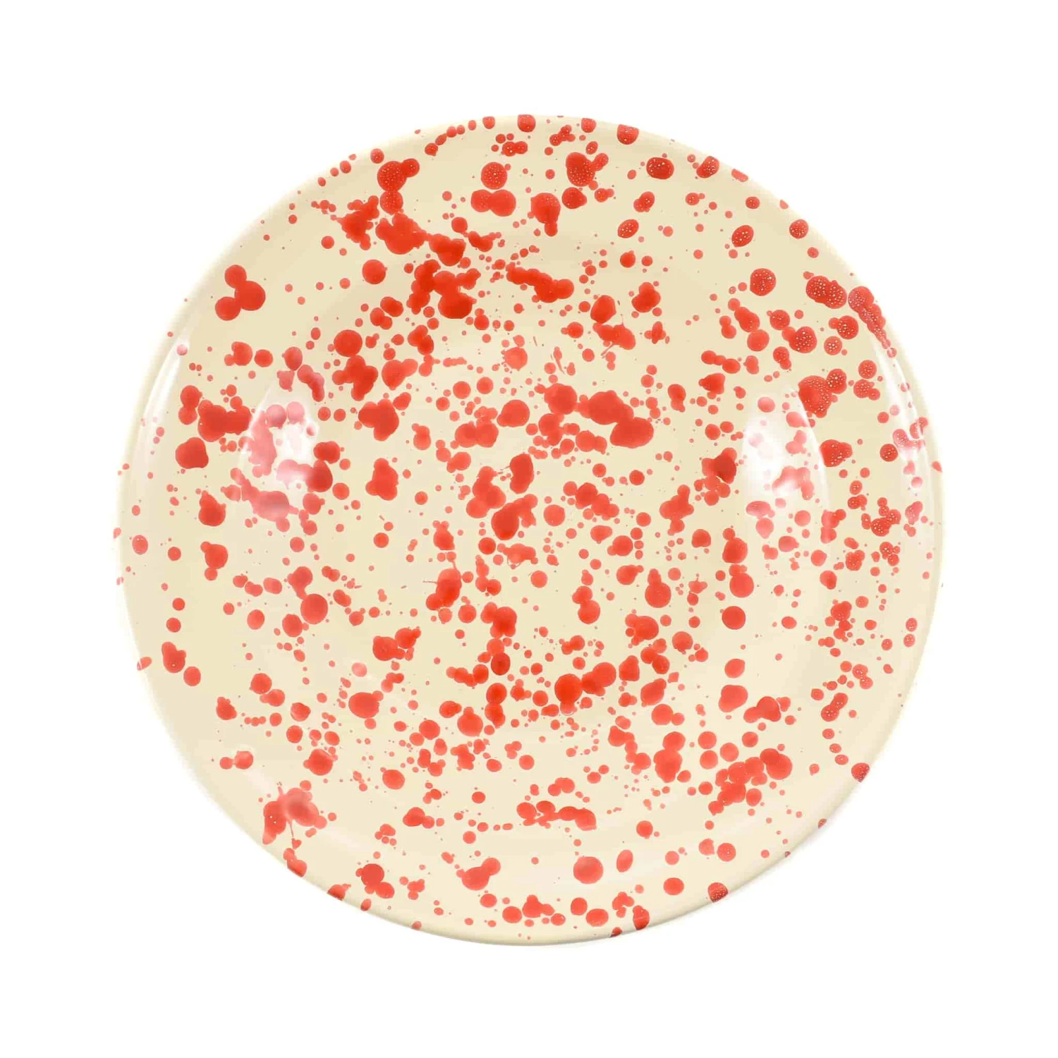 Puglia Red Splatter Pasta Bowl 29cm 3 Puglia Red Splatter Pasta Bowl 29cm - Image 3