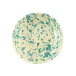 Puglia Aquamarine Splatter Bowl 19cm 7 Puglia Aquamarine Splatter Bowl 19cm -Sous Chef Sales Boutique NC0048 PugliaAquamarineSplatterBowl19cm